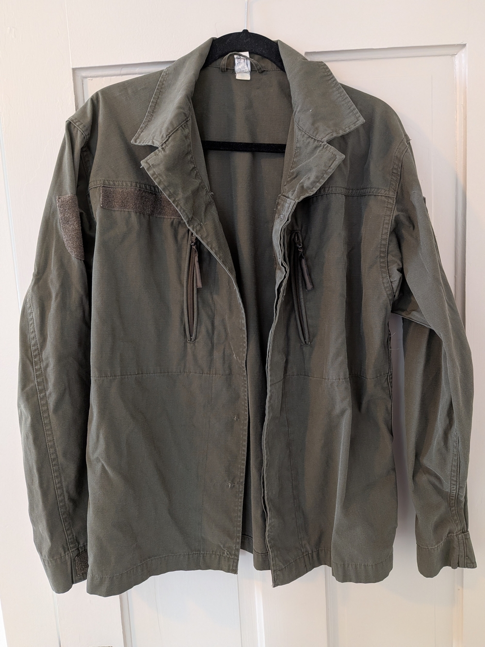 Men's Olive Military-Style Field Jacket